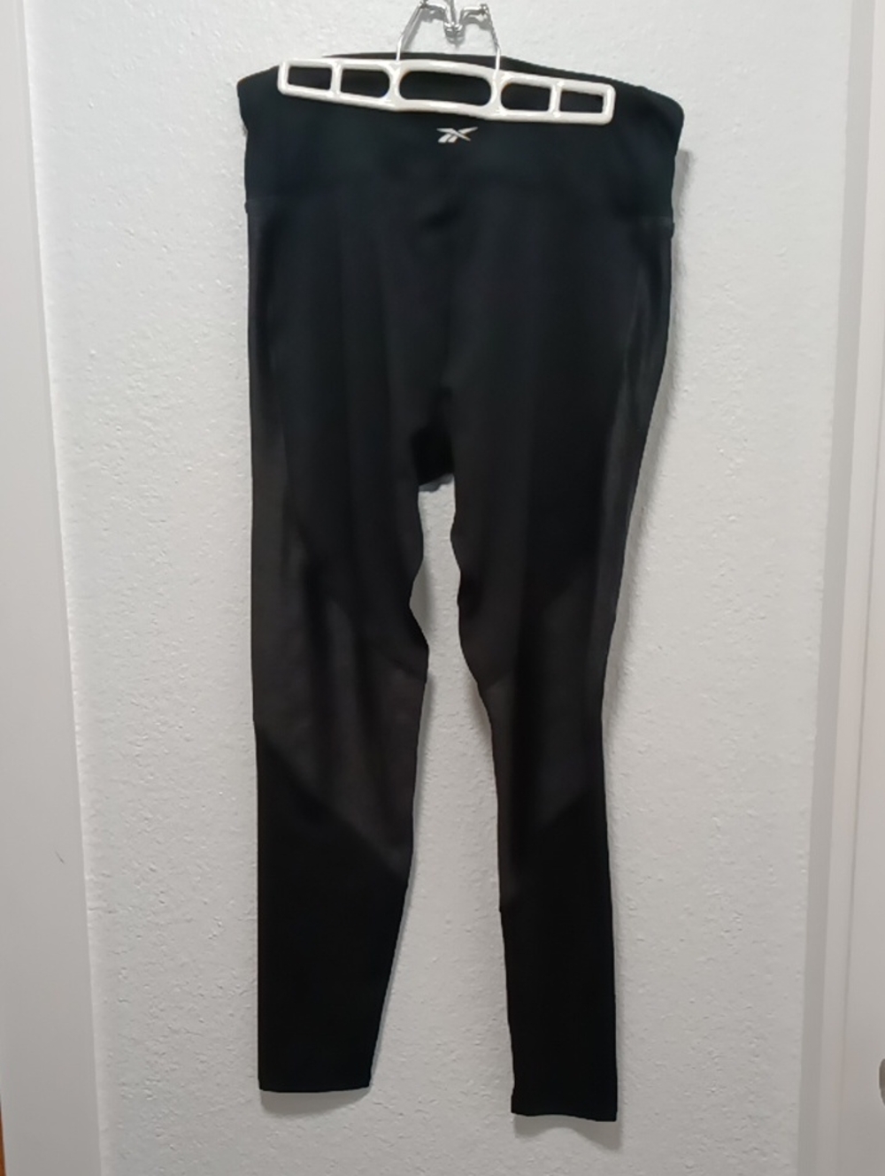 Reebok Black Track Joggers with Subtle Leopard Stripe